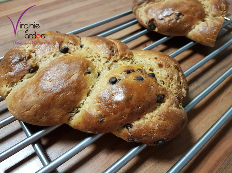 Pain au lait aux pépites de chocolat